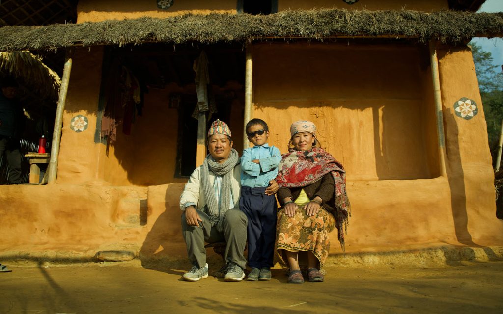 往村庄的路